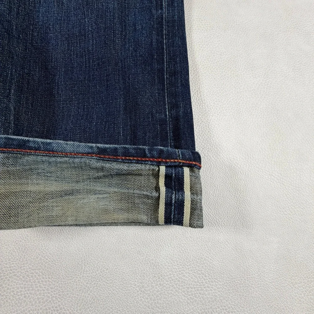 Raleigh Denim Jones White Oak Cone Denim Selvedge Jeans Mens 30x34 Medium Wash